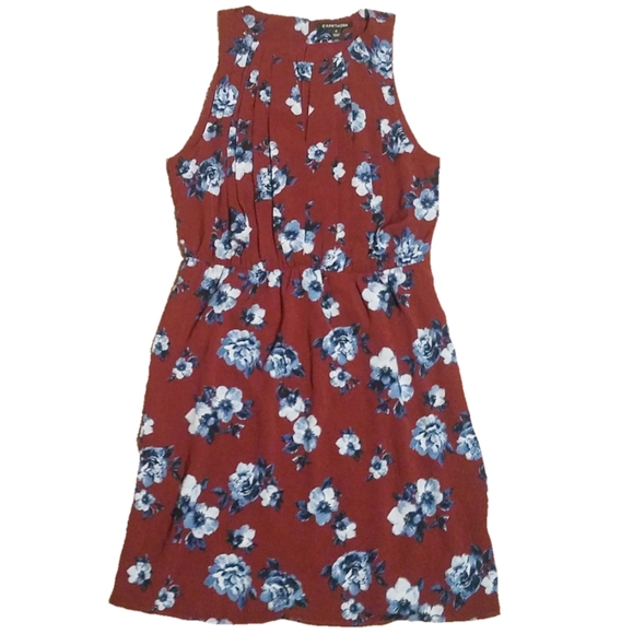 41 Hawthorn Dresses & Skirts - 41 Hawthorn red wine floral sleeveless dress